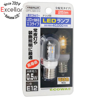 Yazawa - YAZAWA　ナツメ形LEDランプ LDT1LG20E12　電球色