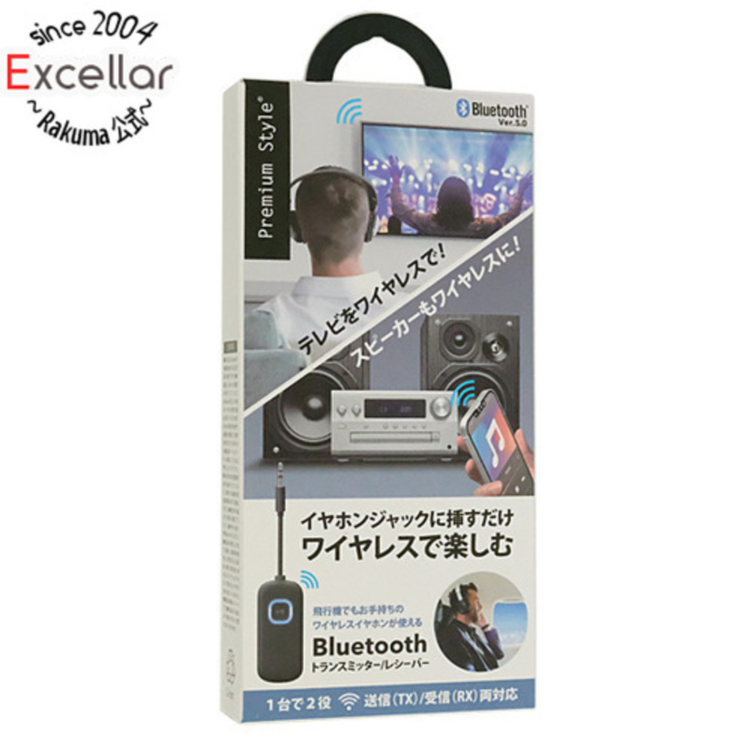 PGA Bluetooth トランスミッター/レシーバー Premium Style PG-WTR1BK1 ブラック スマホ/家電/カメラのオーディオ機器(ヘッドフォン/イヤフォン)の商品写真
