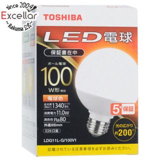 トウシバ(東芝)のTOSHIBA　LED電球 LDG11L-G/100V1　電球色(蛍光灯/電球)