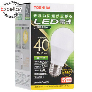 トウシバ(東芝)のTOSHIBA　LED電球 LDA4N-G/40V1　昼白色(蛍光灯/電球)