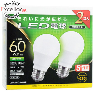 トウシバ(東芝)のTOSHIBA　LED電球 昼白色　LDA7N-G/60V1P(蛍光灯/電球)