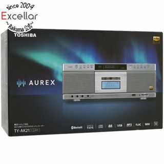 トウシバ(東芝)のTOSHIBA　SD/USB/CDラジオカセットレコーダー AUREX　TY-AK21(S)　シルバー(ラジオ)