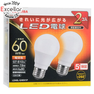 トウシバ(東芝)のTOSHIBA　LED電球 電球色　LDA8L-G/60V1P(蛍光灯/電球)