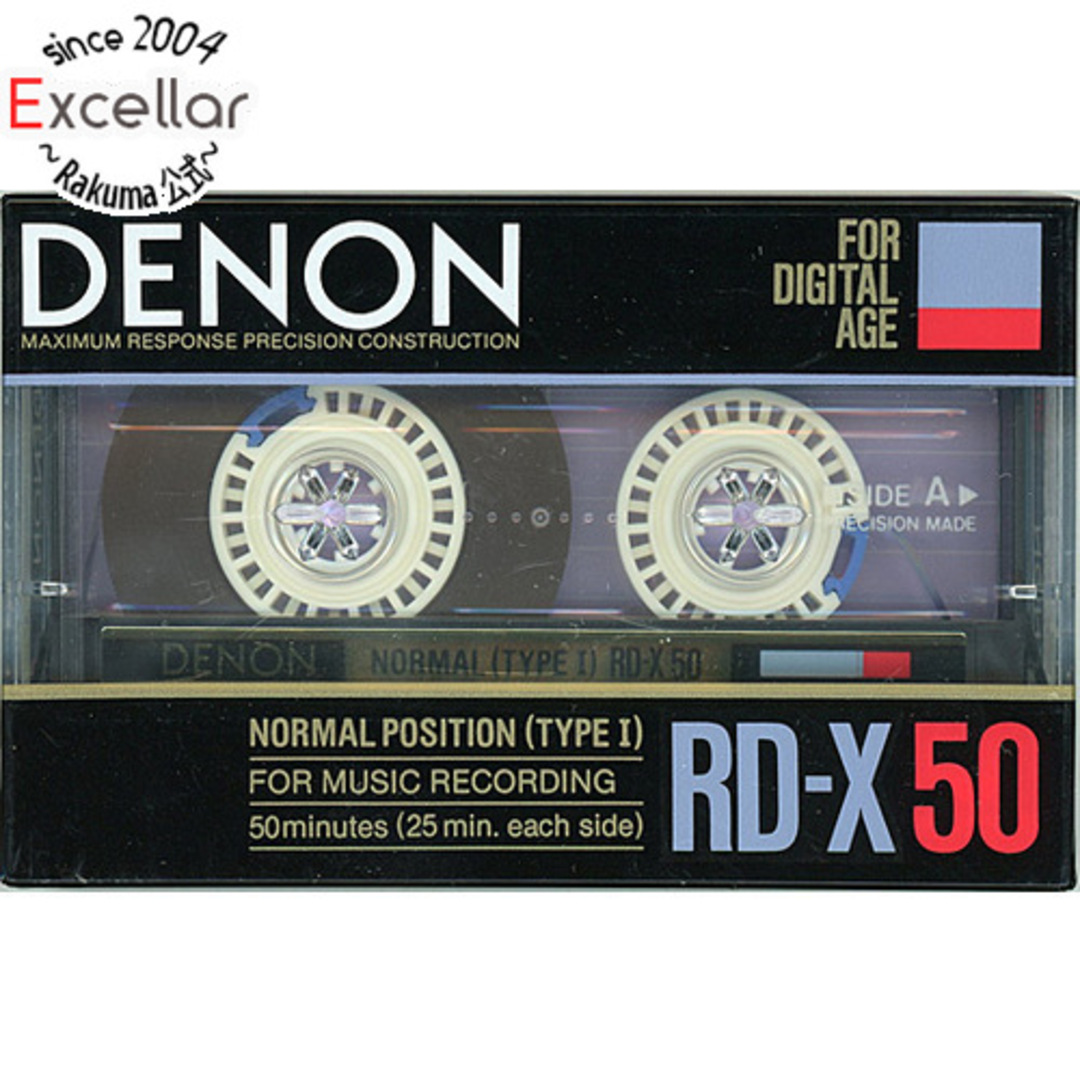 DENON(デノン)のDENON　カセットテープ ノーマルポジション　RD-X 50　50分 スマホ/家電/カメラのオーディオ機器(その他)の商品写真