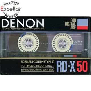 デノン(DENON)のDENON　カセットテープ ノーマルポジション　RD-X 50　50分(その他)