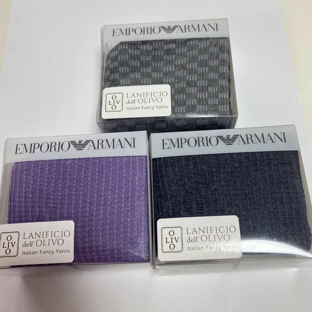 Emporio Armani(エンポリオアルマーニ)のEMPORI ARMANI エンポリオアルマーニ　紳士ソックス3足組 25〜27 メンズのレッグウェア(ソックス)の商品写真