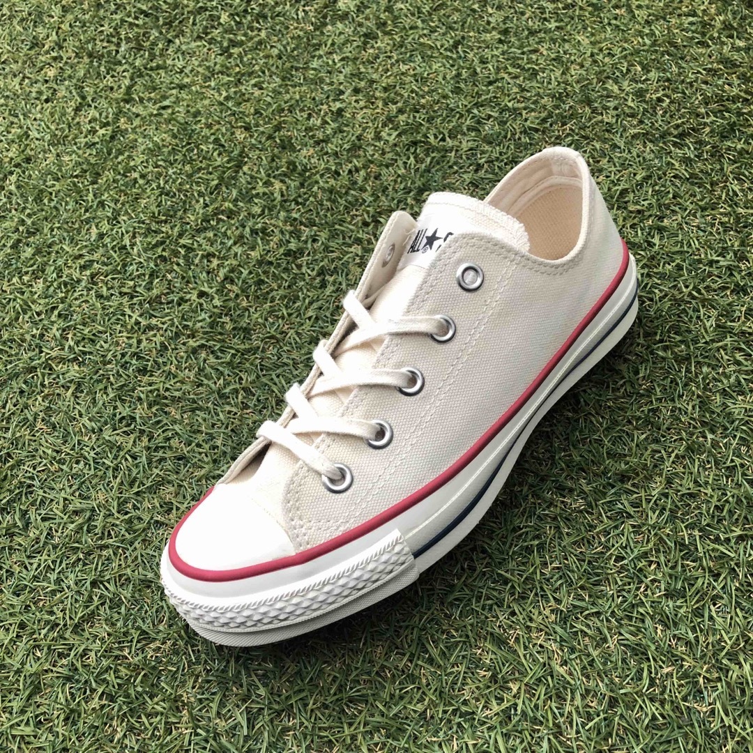 スニーカー美品23 日本製！converseコンバース オールスター J OX HW495