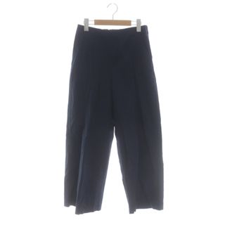 イエナ(IENA)のイエナ 23SS コットンリネンオックスワイドパンツ 38 紺 /MI ■OS(その他)