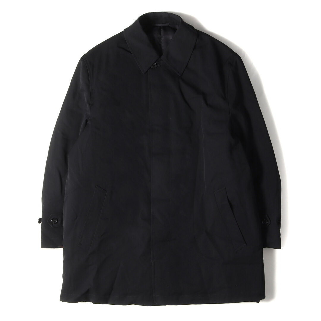 美品 COMME des GARCONS HOMME PLUS コムデギャルソン オムプリュス コート サイズ:M 94AW 縮絨期 パテッド ウール ステンカラー コート バルマカーン HOMME PLUS オムプリュス アーカイブ  ブラック 黒 アウター ジャケット ブランド【メンズ】【中古】 メンズのジャケット/アウター(ステンカラーコート)の商品写真