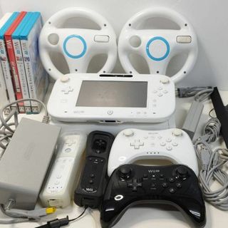 ウィーユー(Wii U)のWii U (WUP-101) まとめ売り！おまけソフト5本付き！(家庭用ゲーム機本体)