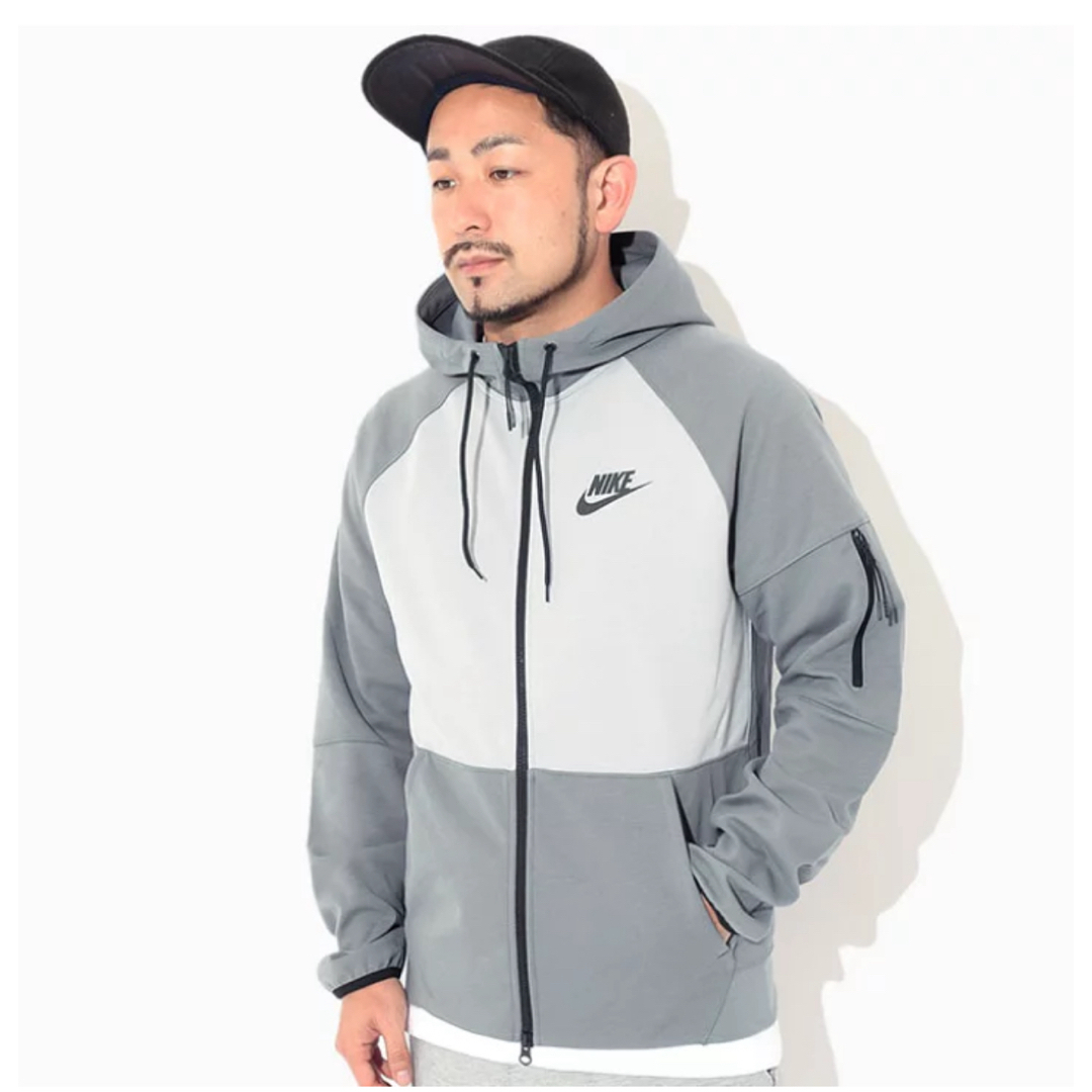 NIKE(ナイキ)のナイキ　フルジップパーカー ★Sサイズ　グレー　新品同様　定価13,800円 メンズのトップス(パーカー)の商品写真