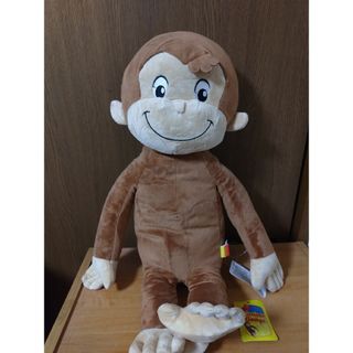 Curious George おさるのジョージ　ぬいぐるみ L ノーマル(キャラクターグッズ)