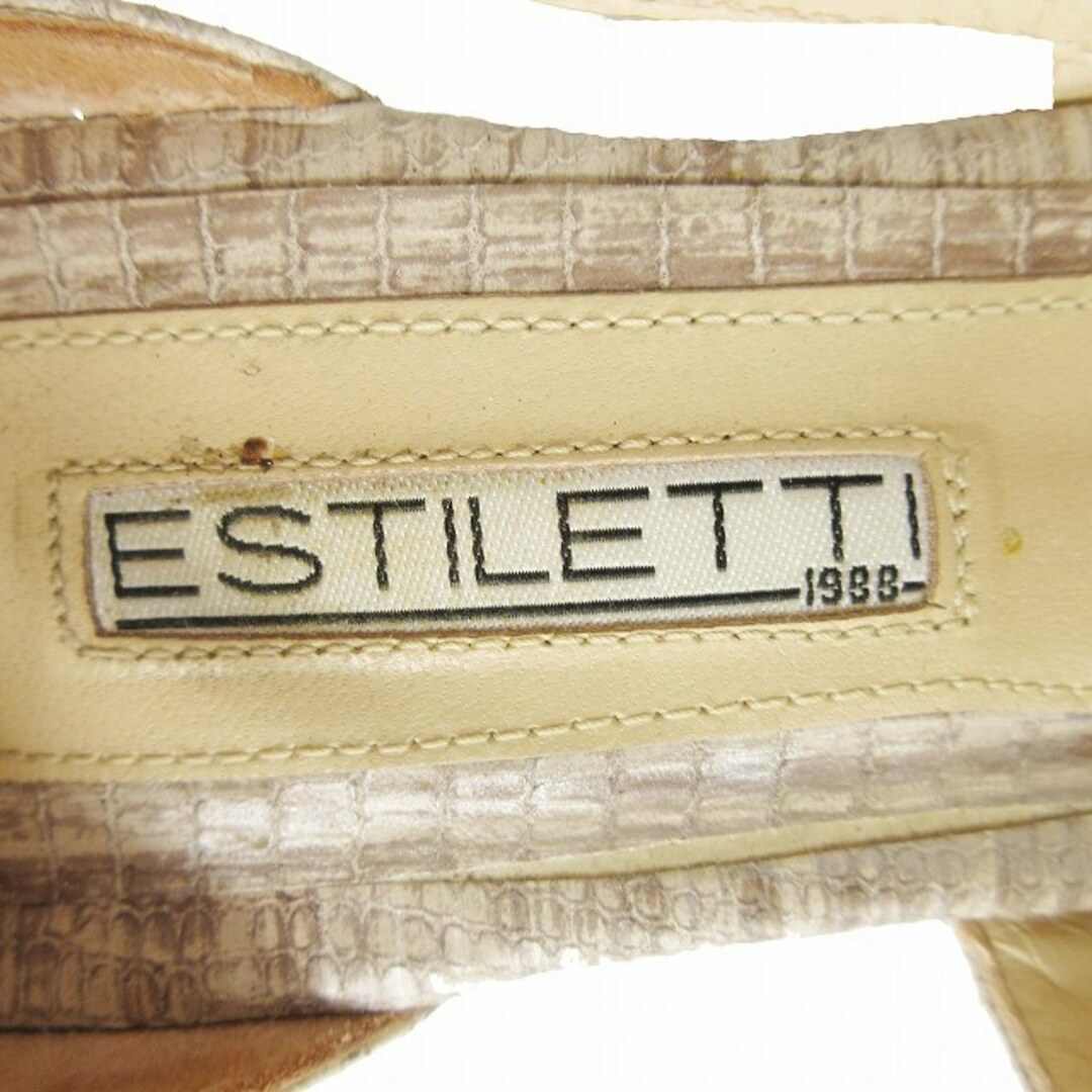 other(アザー)のESTILETTI エスパドリーユ ウェッジソール サンダル リザード  レディースの靴/シューズ(サンダル)の商品写真