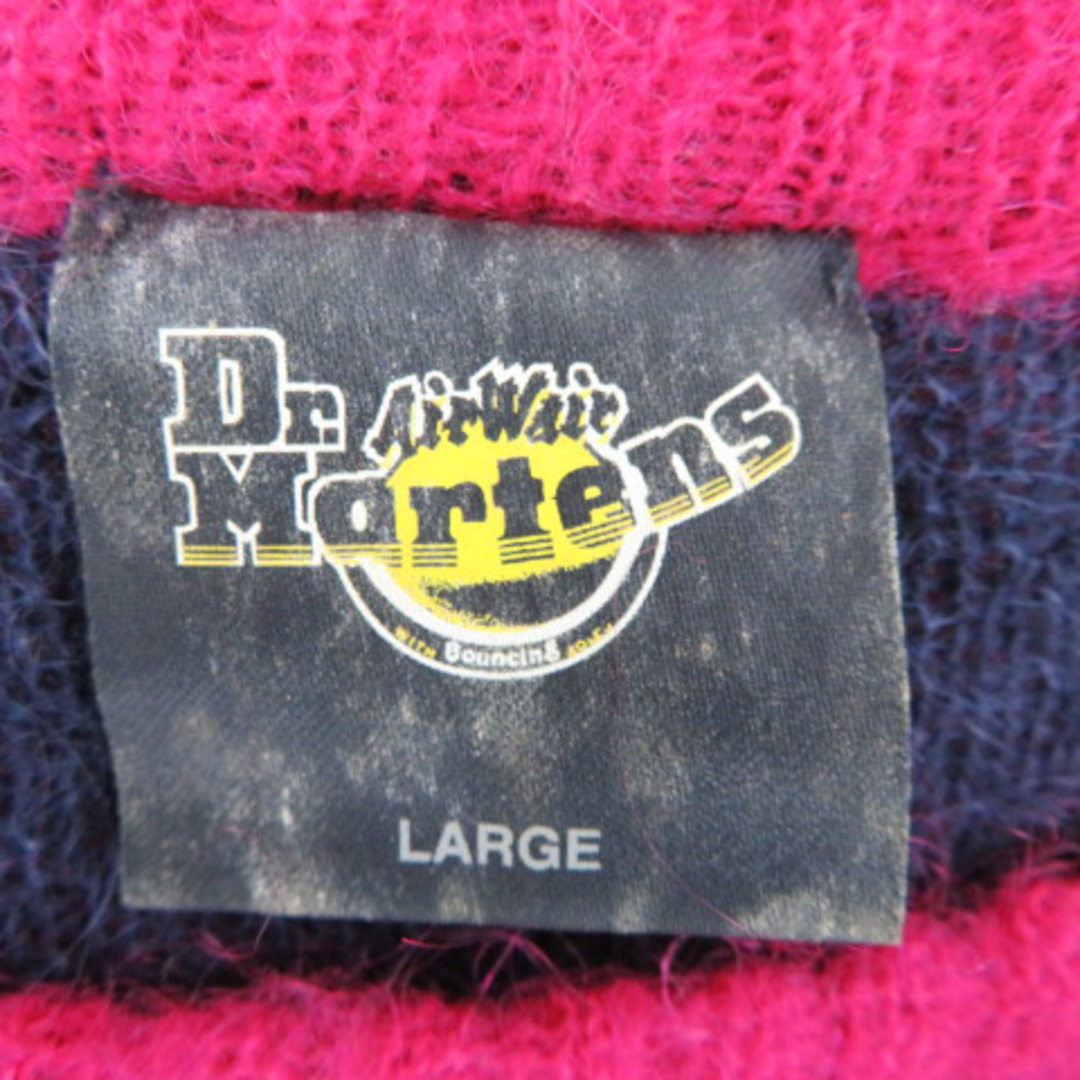 Dr.Martens(ドクターマーチン)のドクターマーチン ニット セーター 長袖 ラウンドネック ボーダー柄 モヘヤ メンズのトップス(ニット/セーター)の商品写真
