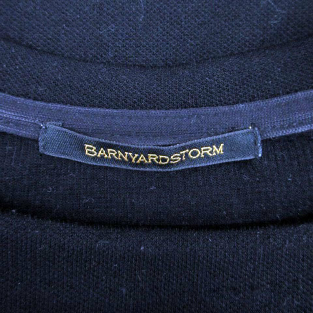 BARNYARDSTORM(バンヤードストーム)のバンヤードストーム トレーナー ラウンドネック 長袖 無地 F 黒 ブラック レディースのトップス(トレーナー/スウェット)の商品写真