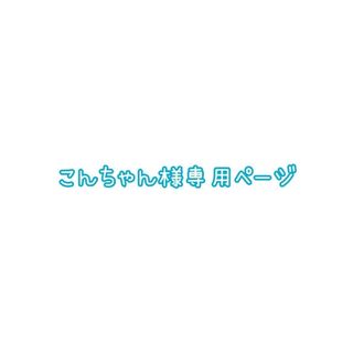 オーダーメイド　フェルト文字　こんちゃん様専用ページ(オーダーメイド)