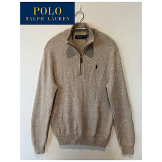 ポロラルフローレン(POLO RALPH LAUREN)の【レアカラー】POLO RalphLaurenワンポイントロゴハーフジップニット(ニット/セーター)