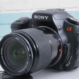Sony一眼レフカメラα55、タムロンズームレンズ AF 18-200