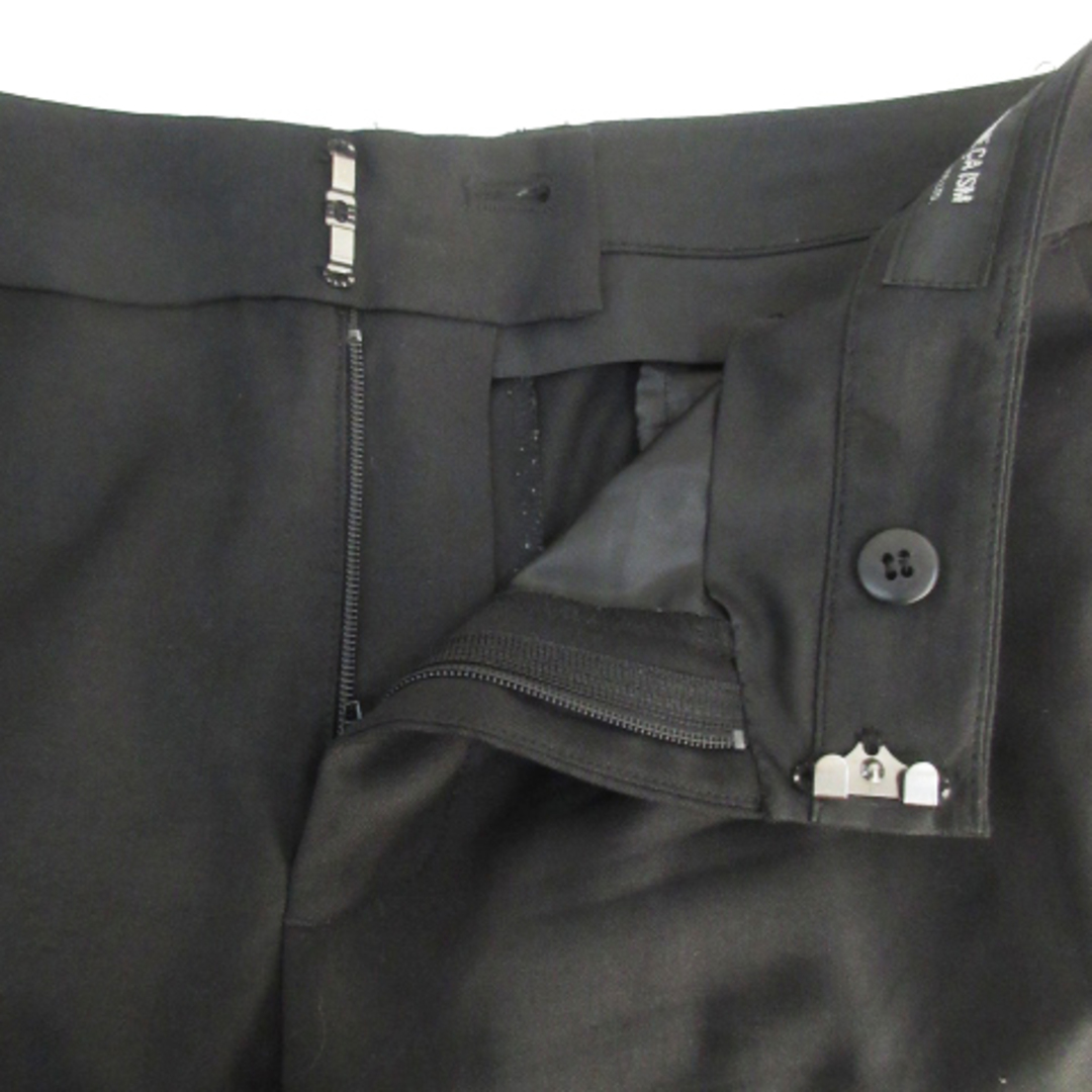 COMME CA ISM(コムサイズム)のコムサイズム スラックスパンツ ストレートパンツ ロング丈 M 黒 ブラック レディースのパンツ(その他)の商品写真
