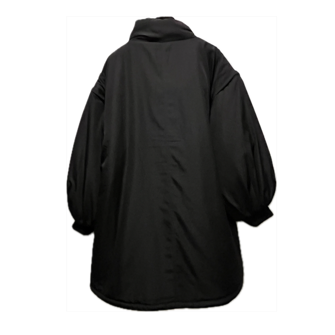 【新品未使用】中綿 スタンドカラー バルーンコート 2WAY ダウン ブラック レディースのジャケット/アウター(ダウンコート)の商品写真