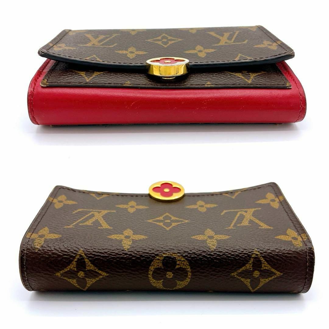 LOUIS VUITTON(ルイヴィトン)のルイヴィトン M64588 モノグラム ポルトフォイユ フロールコンパクト 財布 レディースのファッション小物(財布)の商品写真