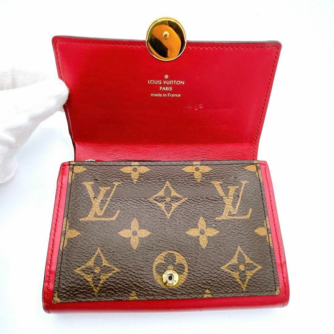 LOUIS VUITTON(ルイヴィトン)のルイヴィトン M64588 モノグラム ポルトフォイユ フロールコンパクト 財布 レディースのファッション小物(財布)の商品写真