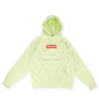 シュプリーム(Supreme)の【在庫一掃】Supreme シュプリーム パーカー ボックスロゴフーデッドスウェットシャツ フーディー スウェット Box Logo Hooded Sweatshirt M ライムグリーン コットン    メンズ 人気 秋 冬 美品【中古品】(パーカー)