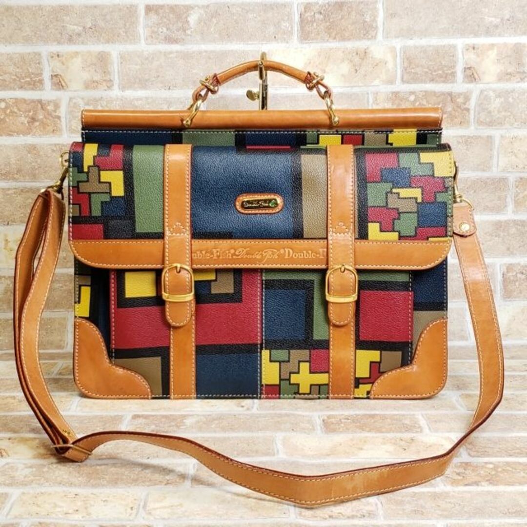 ブイ様 【未使用タグ付き】ダブルフィッシュ 2way ショルダーバッグ