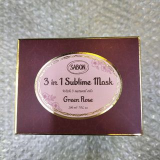 サボン(SABON)のサボン　ヘアマスク 3in1 グリーン・ローズ 200mL(ヘアパック/ヘアマスク)