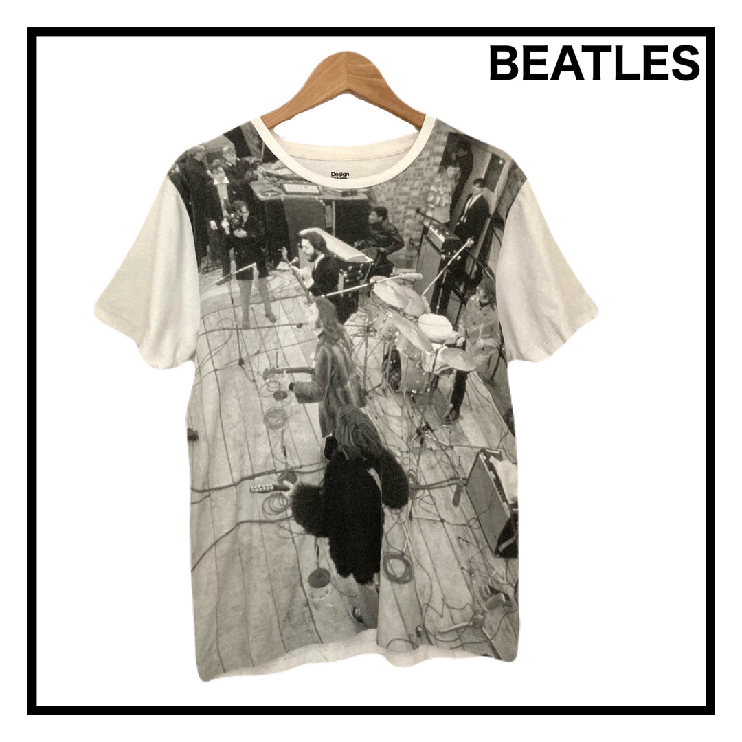 THE BEATLES ザ・ビートルズ ★アビ－ロード プリントTシャツ 黒