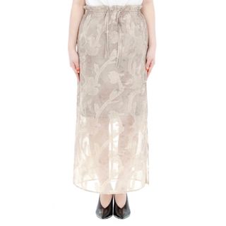 eboey新品IRIS CUT JACQUARD SKIRT