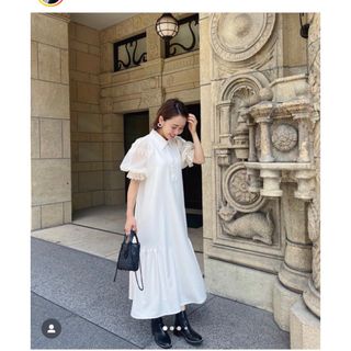 ヴェロフォンナ(Re.Verofonna)の限定値下　美品　ヴェロフォンナ　アキロンコラボ　ワンピース(ロングワンピース/マキシワンピース)