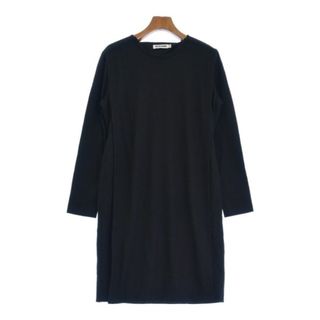 ジルサンダー(Jil Sander)のJIL SANDER ジルサンダー ワンピース 34(XS位) 黒 【古着】【中古】(ひざ丈ワンピース)