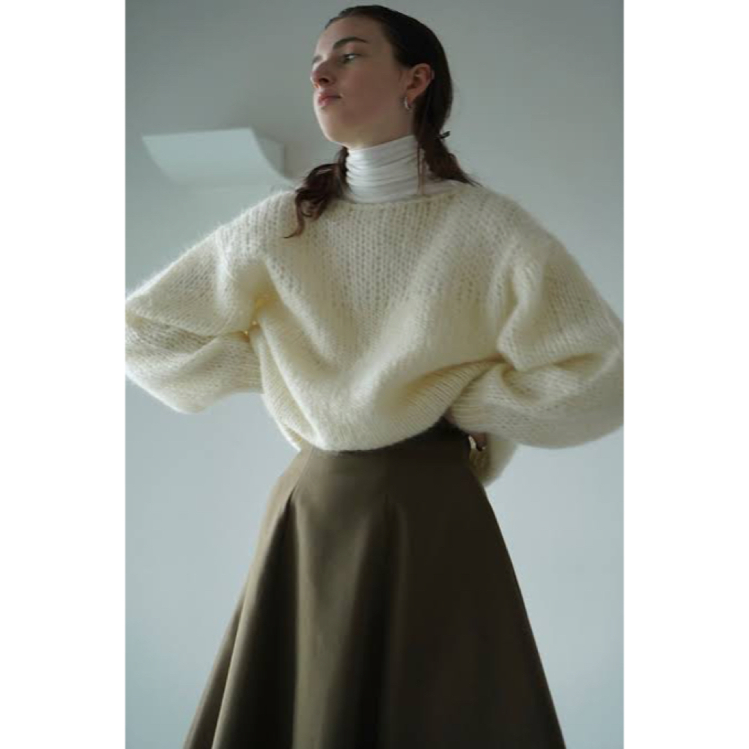 CLANE【 CLANE 】V NECK LOOSE MOHAIR KNIT TOPS - mirabellor.com