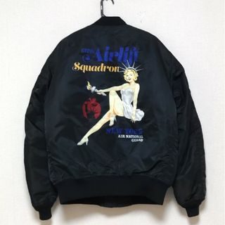 アヴィレックス(AVIREX)のアヴィレックス MA-1『自由の女神』PINUP/ピンナップガール【希少2XL】(フライトジャケット)