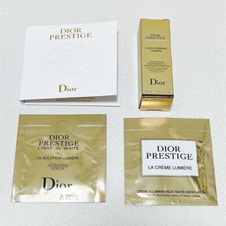 ディオール(Dior)の《試供品》Dior プレステージホワイト　4点(サンプル/トライアルキット)