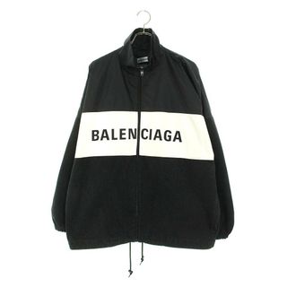 バレンシアガ(Balenciaga)のバレンシアガ  529213 TBQ03 ロゴプリントデニム切り替えポプリンシャツブルゾン メンズ 36(ブルゾン)