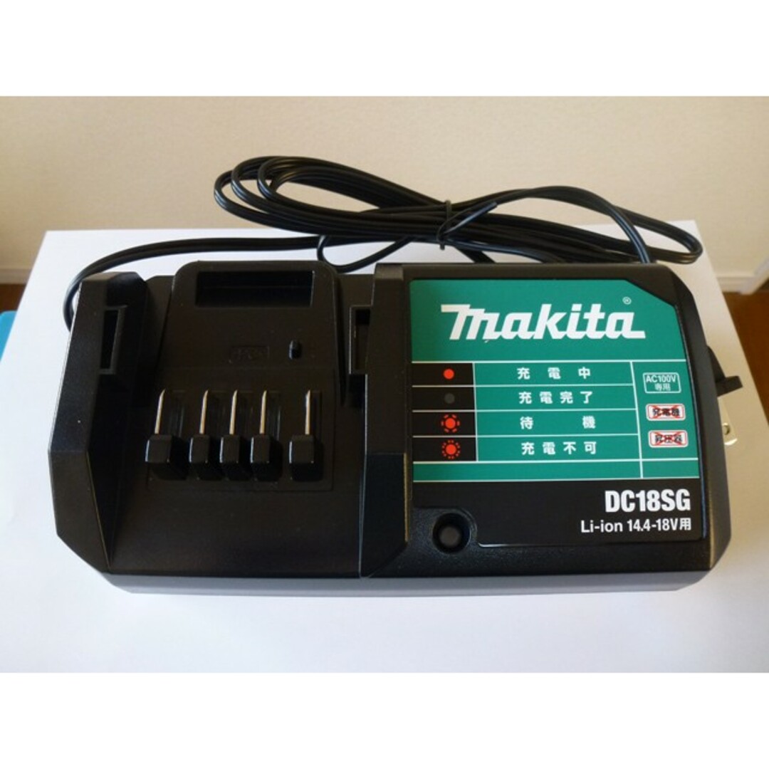 Makita - BL1415G、DC18SG マキタ純正 バッテリーと充電器 14.4V 新品
