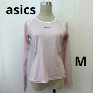 アシックス(asics)のasics アシックス　ロングTシャツ 長袖　スポーツウェア　レディース　M(Tシャツ(長袖/七分))