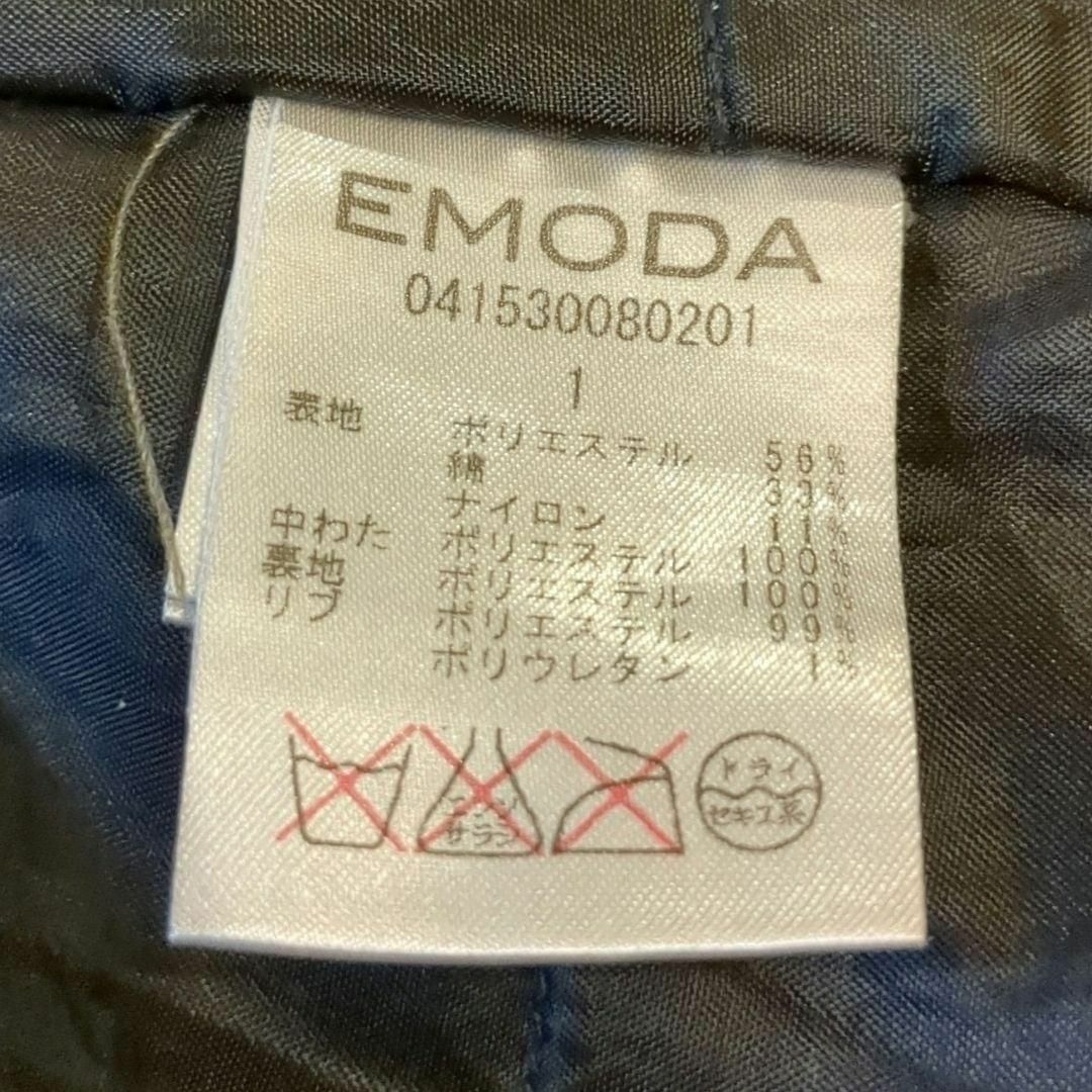 SHARED EMODA シェアードエモダ エコダウンコート M相当 黒 1 レディースのジャケット/アウター(ダウンジャケット)の商品写真