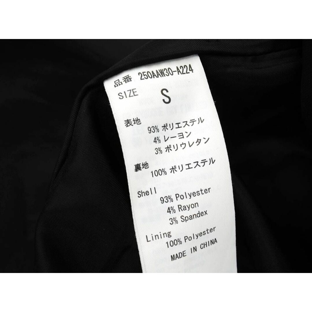 moussy(マウジー)のアズールバイマウジー チェスター コート sizeS/黒 ◆■ レディース レディースのジャケット/アウター(チェスターコート)の商品写真