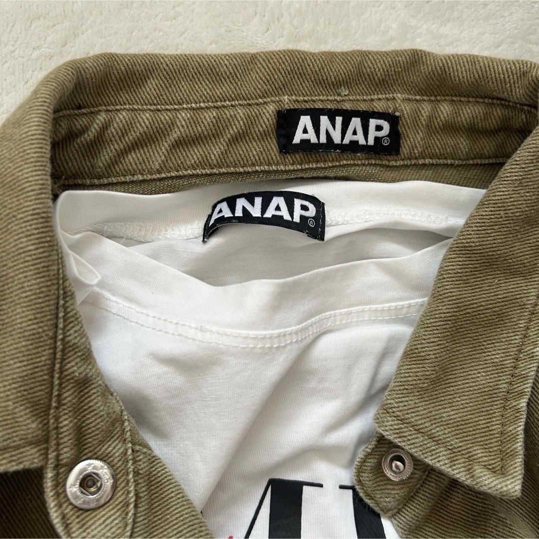 ANAP(アナップ)のANAP ZARA レザーキャスケット　スキニー　ミリタリージャケット　冬　 レディースのレディース その他(セット/コーデ)の商品写真