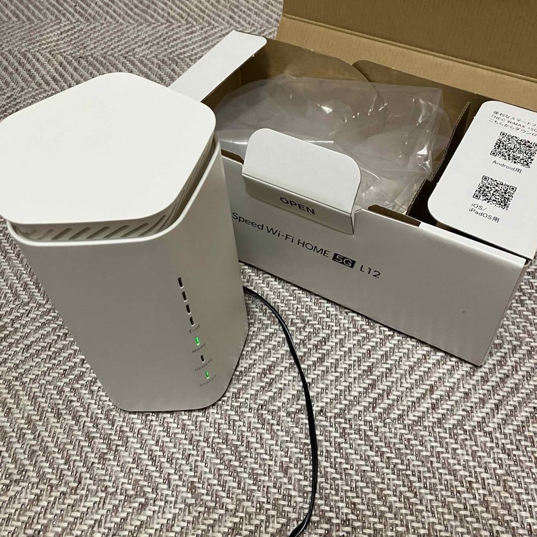 NEC - WiMAX Speed Wi-Fi HOME 5G L12 ホームルーターの通販 by つっき