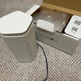 エヌイーシー(NEC)のWiMAX Speed Wi-Fi HOME 5G L12 ホームルーター(PC周辺機器)