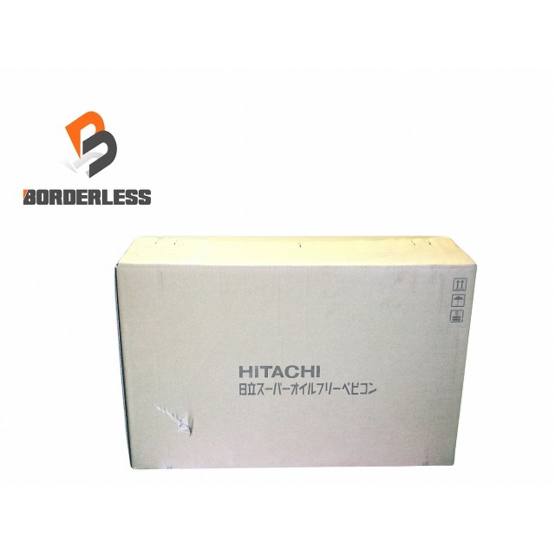 工具☆品☆HITACHI 日立産機システム 三相200V スーパーオイルフリーベビコン LEシリーズ 0.75LE-8TB0 コンプレッサー 82663