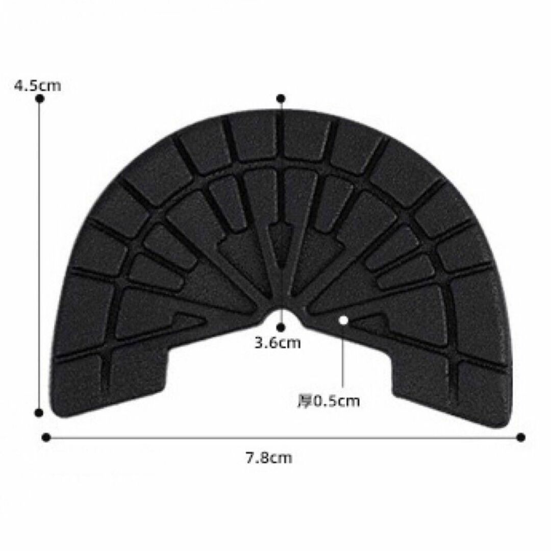 ヒールガード ソールガード 4枚セット スニーカープロテクター 保護 補修 黒白 メンズの靴/シューズ(スニーカー)の商品写真
