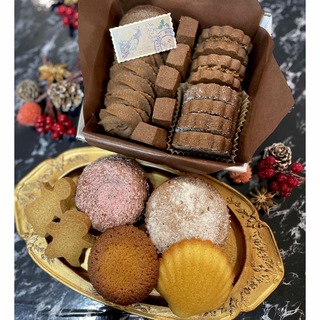 発酵バターの焼き菓子アソート　クリスマス　クッキー　ビスキュイ　スイーツ(菓子/デザート)