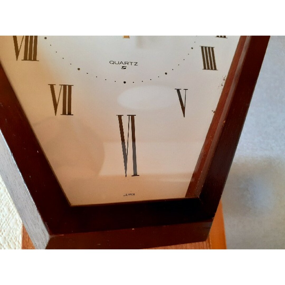 70's　SEIKO　掛け時計　ミッドセンチュリー　レトロ　六角　渡辺力