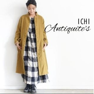 イチ アンティークス ICHI Antiquite's リネンウールロングコート(ロングコート)