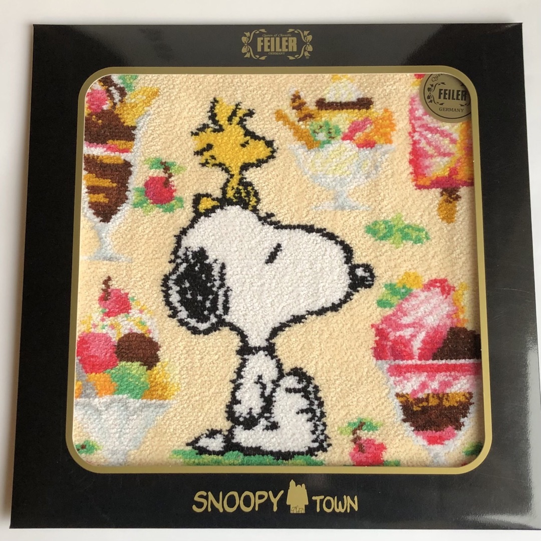 FEILER(フェイラー)のFEILER×SNOOPY ハンカチ ♩パフェ♩ レディースのファッション小物(ハンカチ)の商品写真